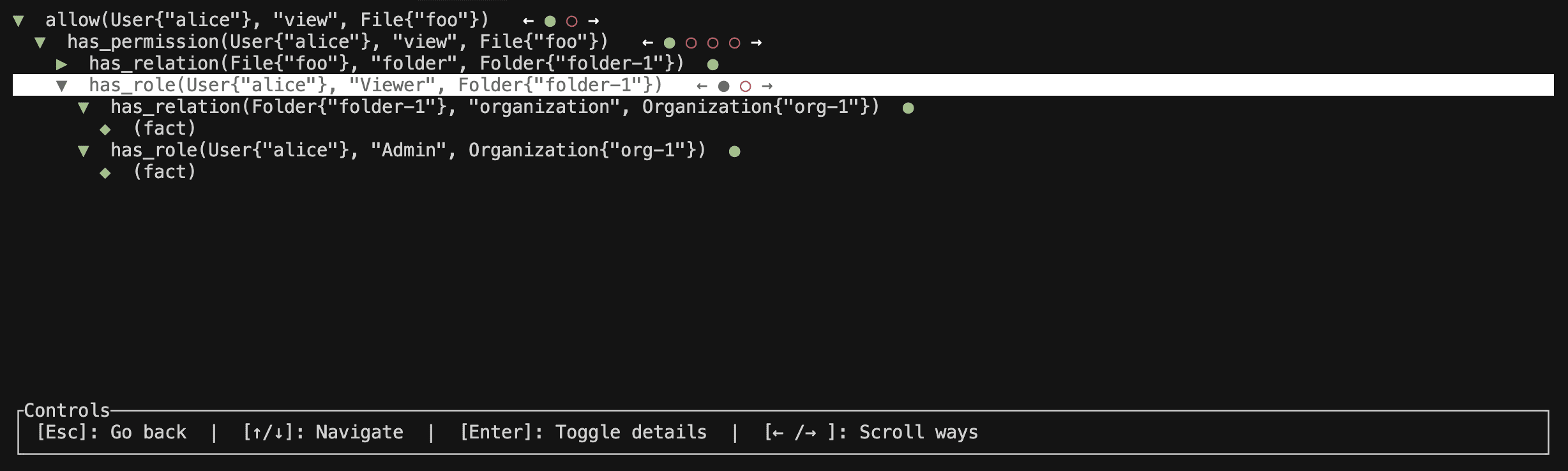 An image showing the Policy Debugger
